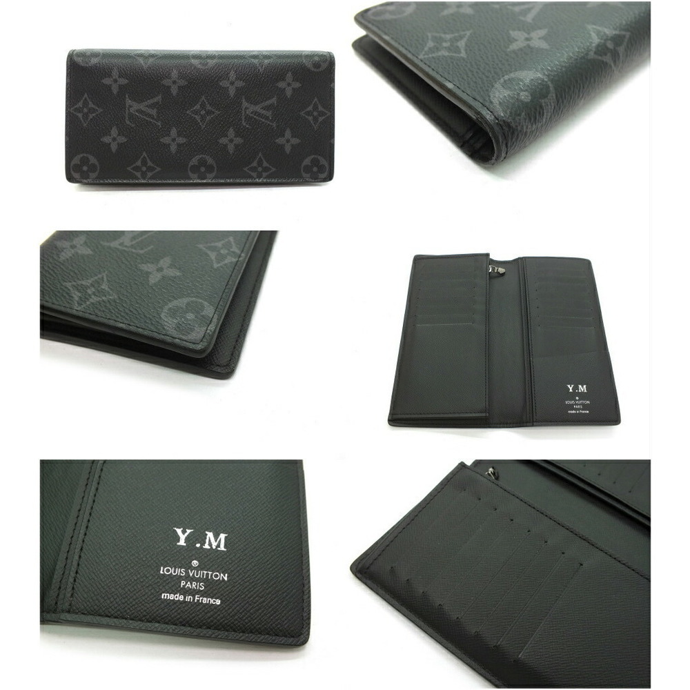 Louis Vuitton Brazza Black Long Eclipse Wallet - image 1